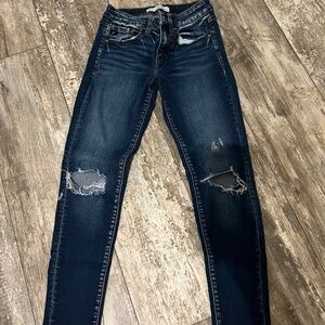 Distressed Blue Women's KanCan Jeans